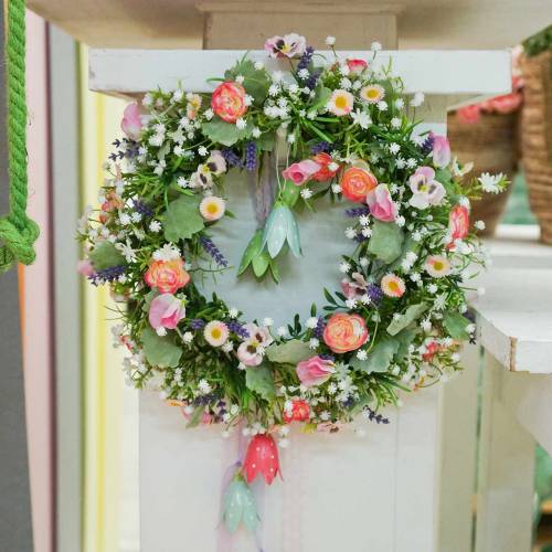 Floristik24 Wreath Ranunkel / Wicke Ø40cm