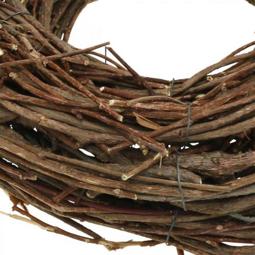 Floristik24 Deco Wreath Vine Ø25cm Brown Natural wreath of twigs table decoration
