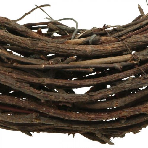 Product Wreath vine Ø35cm natural decorative wreath brown