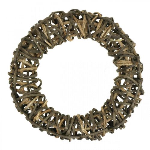 Floristik24 Vine Wreath Ø40cm Natural Braided decorative wreath of vine branches