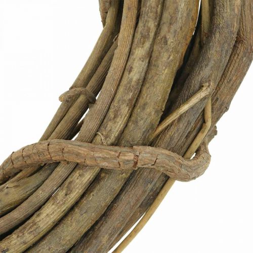 Floristik24 Decorative wreath made of branches nature Ø35cm