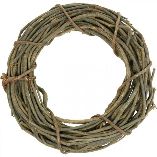 Floristik24 Decorative wreath made of branches natural Ø40cm natural wreath