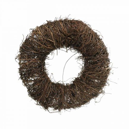 Vine Wreath Dark Brown Natural decorative wreath made of vines Ø25cm