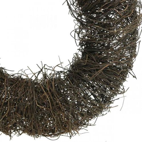 Product Vine wreath dark brown wreath for wall decoration natural wreath wood Ø35cm
