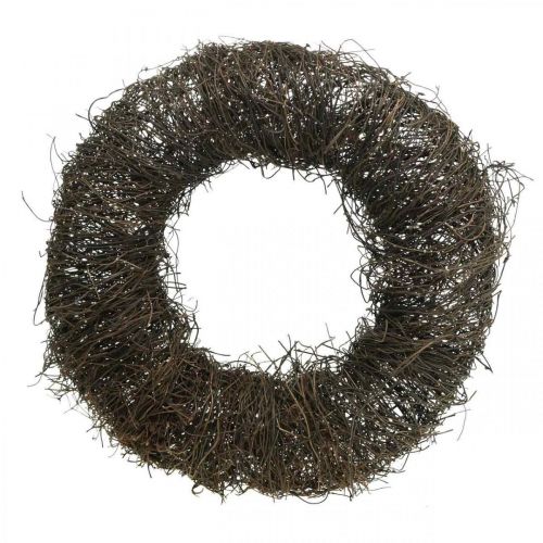 Floristik24 Vine wreath dark brown wreath for wall decoration natural wreath wood Ø35cm