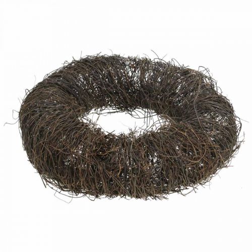 Product Vine wreath dark brown wreath for wall decoration natural wreath wood Ø35cm