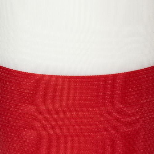 White and red moiré wreath ribbon, 125mm - mourning ribbon, decorative ribbon, bow ribbon, festive ribbon, 25m roll | Floristik24.co.uk