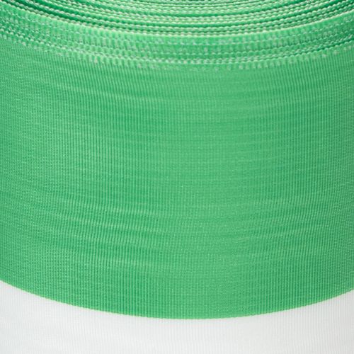 Green and white moiré wreath ribbon, 100mm x 25m - national ribbon, taffeta binding, bow ribbon, decorative ribbon | Floristik24.co.uk