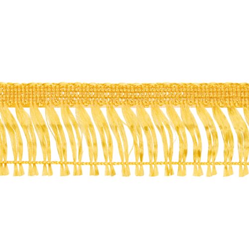 Wreath ribbon tassels fringe golden self-adhesive fringe 40mm 25m | Floristik24.co.uk