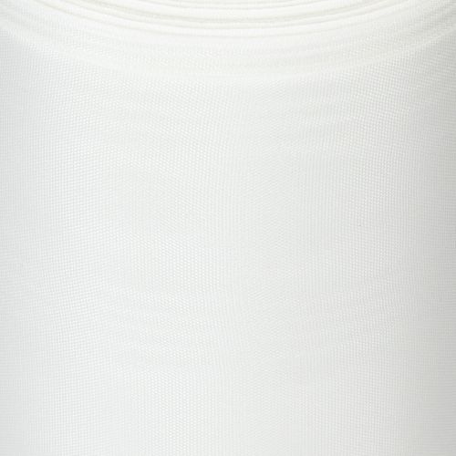 White wreath ribbon 125mm 25m decorative ribbon funeral service grave decoration | Floristik24.co.uk
