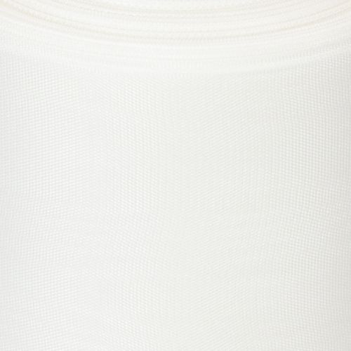 White wreath ribbon, high quality, 75mm x 25m - decorative ribbon for floristry and funeral services, ideal for printing. | Floristik24.co.uk