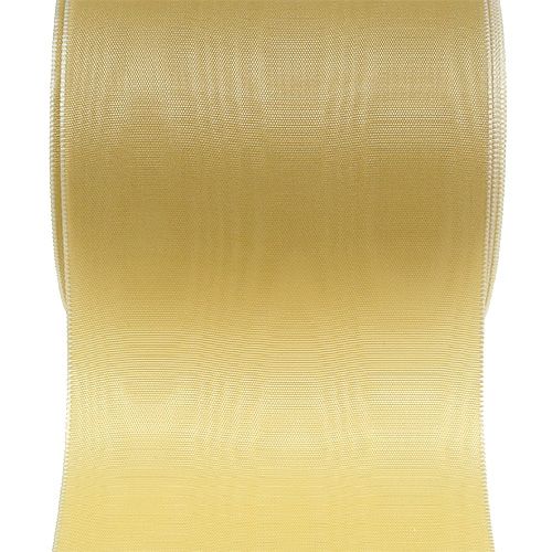 Floristik24 Wreath ribbon gold 100mm 25m