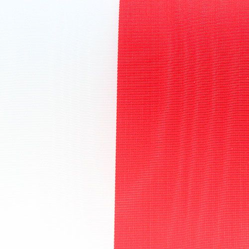 Product Wreath ribbons moiré white-red 125 mm