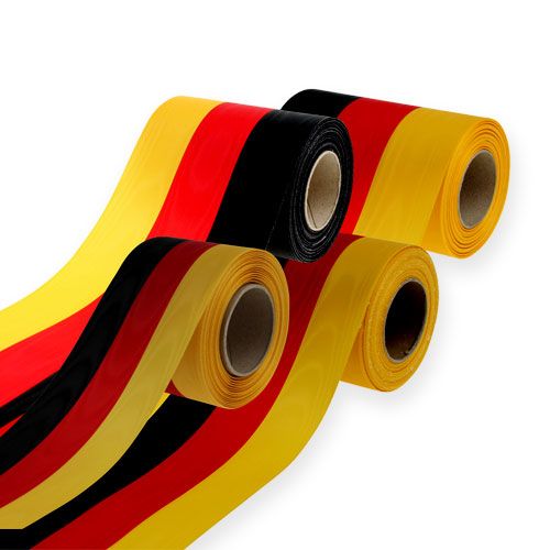 Wreath bands Moiré black-red-gold