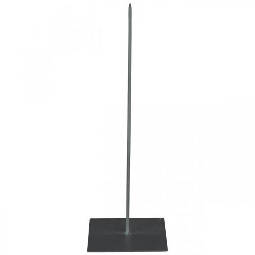 Floristik24 Wreath holder black metal wreath stand H30cm