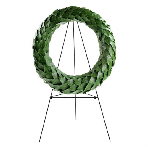 Floristik24 Wreath stand painted dark green 65.5cm