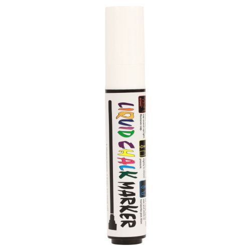 Floristik24 Chalk marker marker chalk pen white water-soluble 15mm 1 piece