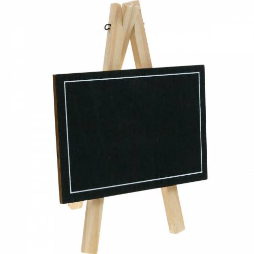 Floristik24 Chalk board, table decoration, deco board, wedding decoration, wooden board 6pcs