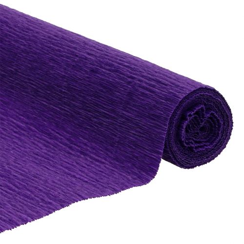 Florist crepe paper dark purple 50x250cm