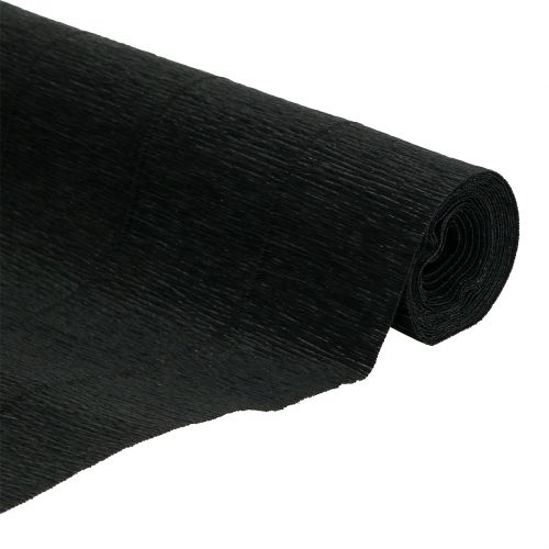 Florist Crepe Paper Black 50x250cm