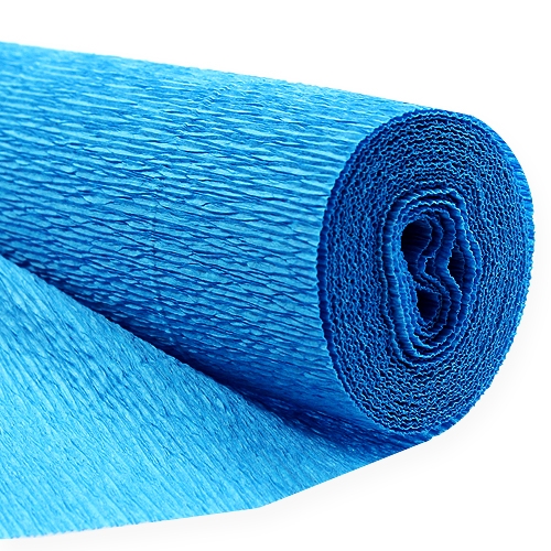 Floristik24 Crepe paper florist quality blue 50x250cm