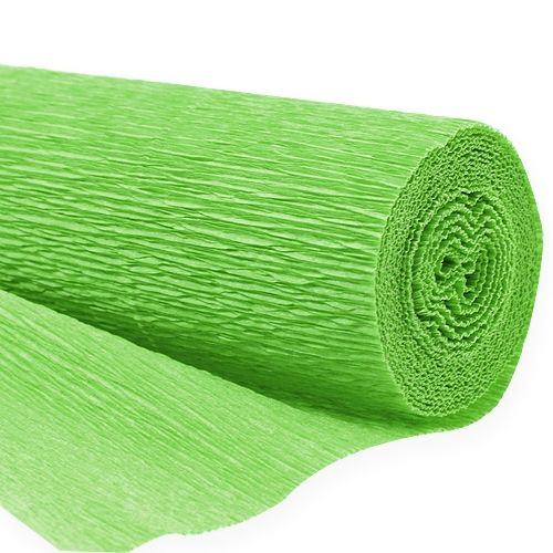 Floristik24 Florist crepe paper light green 50x250cm