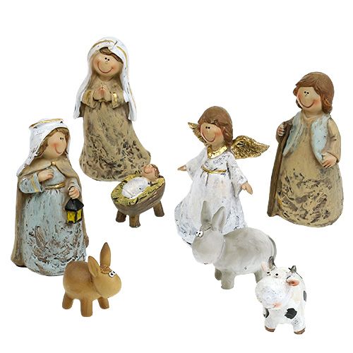 Nativity figures mix 4cm -11cm 8pcs