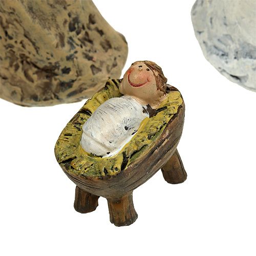 Product Nativity figures mix 4cm -11cm 8 pieces
