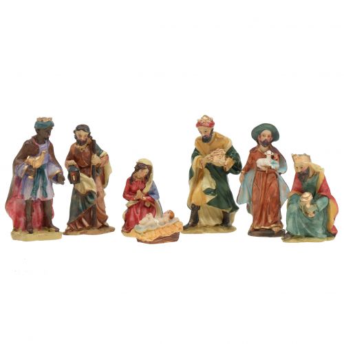 Product Nativity figures hand-painted 2cm - 9cm 7pcs