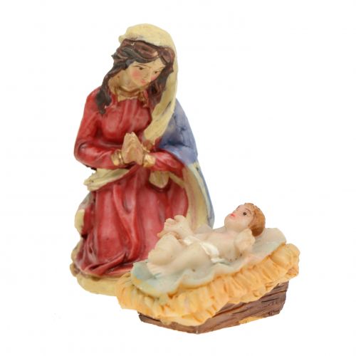 Product Nativity figures hand-painted 2cm - 9cm 7pcs