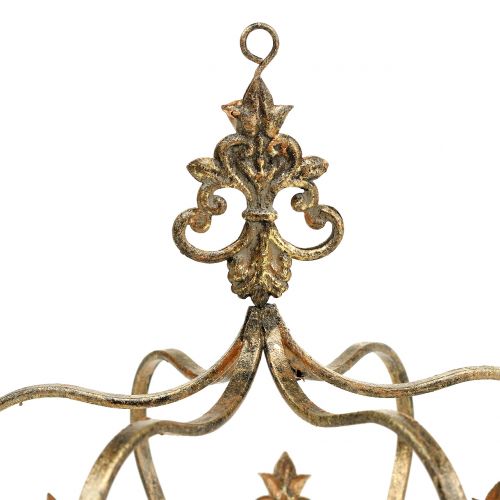 Floristik24 Crown gold antique Ø17.5cm H22.5cm