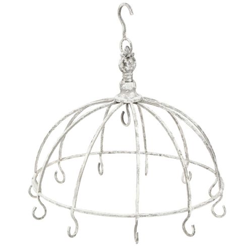 Floristik24 Kitchen Crown Kitchen Hanger Metal White Shabby Chic Ø31.5cm