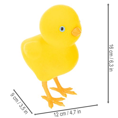 Product Chick decoration for Easter, table decoration, reusable living room decoration, 16cm, 2 pieces