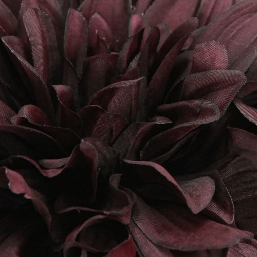 Product Artificial Dahlia with large flower in Burgundy L58cm