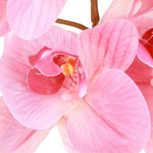 Product Artificial Orchids Pink Artificial Flowers Like Real 56cm 3 Pcs