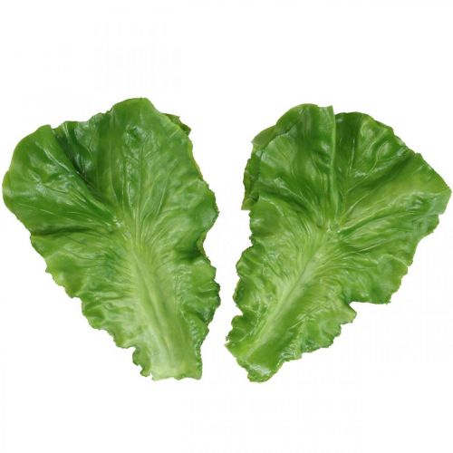 Floristik24 Deco lettuce Artificial lettuce leaves lettuce food replica 16×11cm