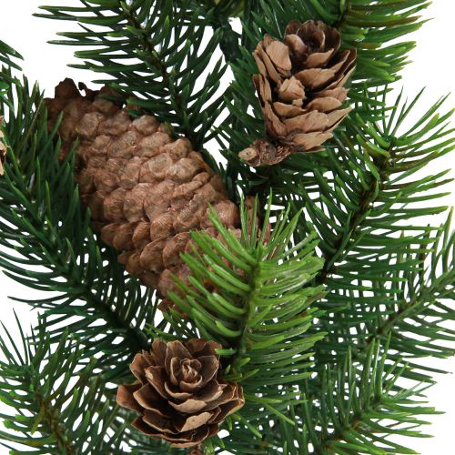 Floristik24 Artificial fir garland with cones Christmas garland 160cm
