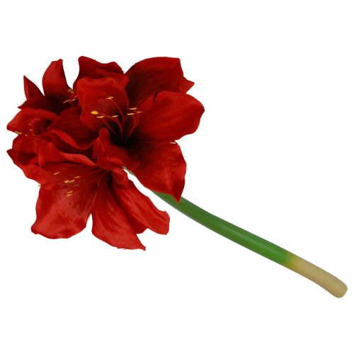 Floristik24 Artificial Amaryllis Christmas Flowers Red Artificial Flowers L40cm