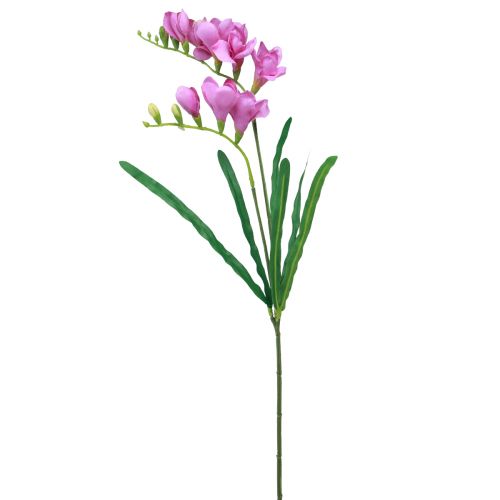 Floristik24 Artificial garden flowers freesia purple 58cm