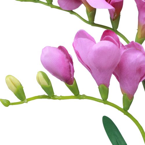 Product Artificial garden flowers freesia purple 58cm