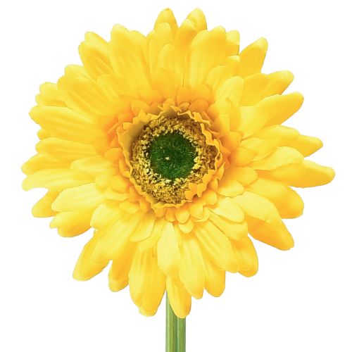 Artificial Flowers Gerbera Sun Yellow Garden Flower 47cm