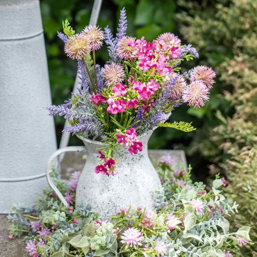 Floristik24 Artificial bouquet lavender table decoration purple, pink H42cm