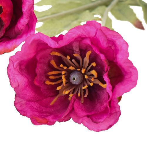 Floristik24 Artificial Poppies Decoration Silk Flowers Pink 70cm