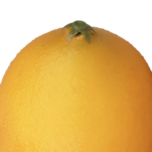 Floristik24 Artificial lemon decorative food dummies orange 8.5cm