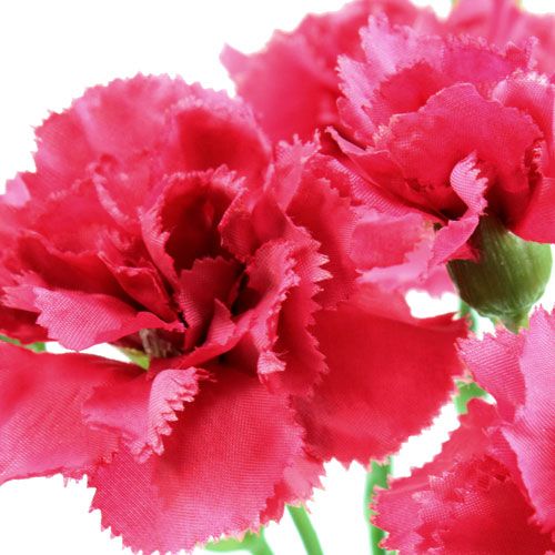 Floristik24 Artificial Carnation Pink 32cm 5pcs