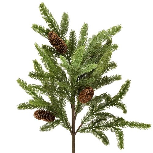 Artificial fir branch with real cones Christmas branch 78cm
