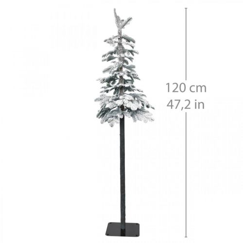 Product Artificial Christmas tree snowed decoration 120cm