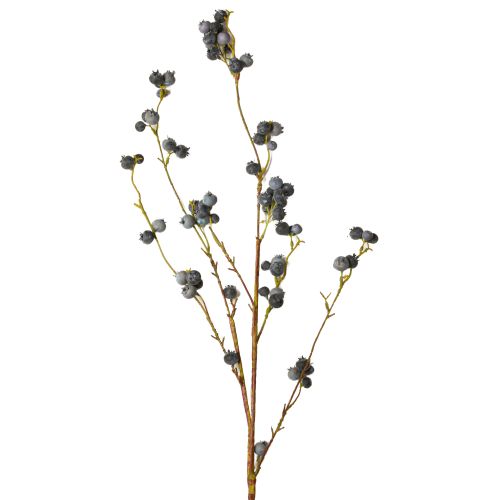 Artificial branch with blue berries blueberries 110cm