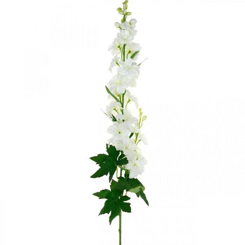 Floristik24 Artificial delphinium white delphinium artificial flower silk flowers 98cm