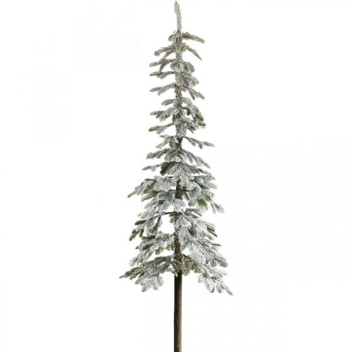 Floristik24 Artificial Christmas Tree Slim Snow Covered Winter Decoration H180cm